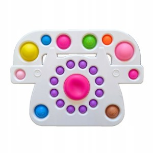 SIMPLE DIMPLE POP IT ZABAWKA SENSORYCZNA TELEFON W2