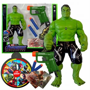 ZESTAW HULK BROŃ AKCESORIA AVENGERS LED