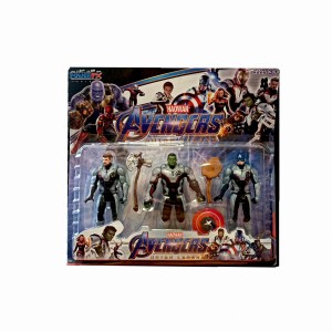FIGURKI AVENGERS 3w1 HULK KAPITAN AMERYKA THOR