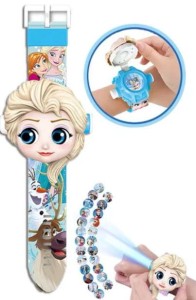 ZEGAREK LED ELSA FROZEN ELZA KRAINA LODU 