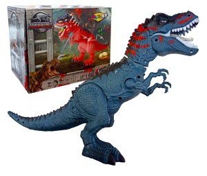 DUŻY RUCHOMY DINOZAUR FIGURKA RYCZY RUSZA SIĘ GRA ŚWIECI