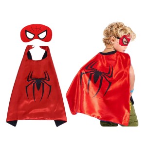 SPIDERMAN PELERYNA + MASKA AVENGERS KOSTIUM STRÓJ