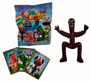 FIGURKA RAINBOW FRIENDS ROBLOX SASZETKA + 3 KARTY