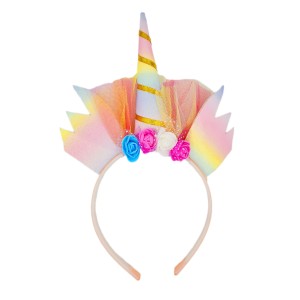 OPASKA RÓG ROGI JEDNOROŻEC UNICORN RAINBOW