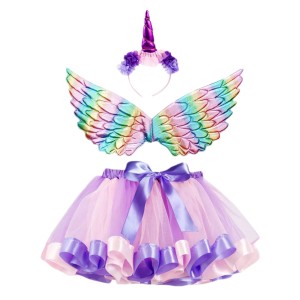 STRÓJ JEDNOROŻEC WRÓŻKA ZESTAW UNICORN PEGAZ PONY