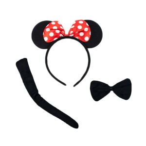 STRÓJ KOSTIUM ZESTAW MYSZKA MINNIE MIKI