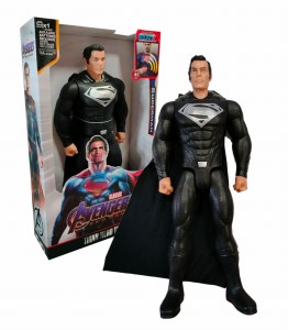 FIGURKA SUPERMAN AVENGERS RUCHOMA DŹWIĘK  LED 30 cm
