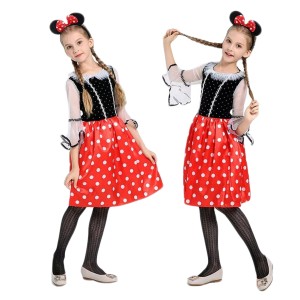 STRÓJ SUKIENKA MYSZKA MINNIE MINI OPASKA