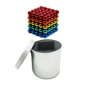 KLOCKI KULKI MAGNETYCZNE NEOCUBE KOLOROWE 4mm 125el