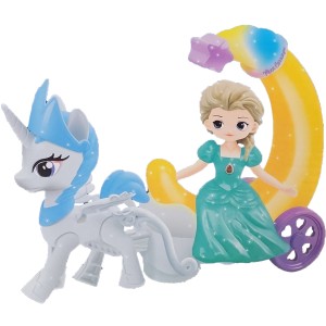 WÓZ KSIĘŻYCOWY Z LALKĄ KSIĘŻNICZKĄ PRINCESS