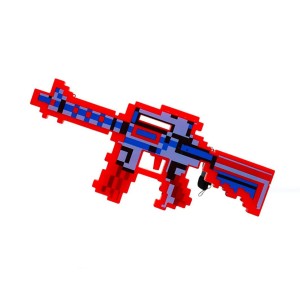 KARABIN PISTOLET BROŃ MINECRAFT DŹWIĘK LED 39 cm