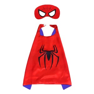 SPIDERMAN PELERYNA + MASKA AVENGERS KOSTIUM STRÓJ W2
