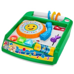 u GRAMOFON FISHER PRICE DJ ZABAWKA INTERAKTYWNA POLSKI UCZ SIĘ ŚMIEJ