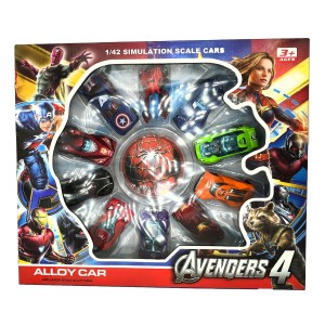 ZESTAW CARS AVENGERS ZETSAW 10 SZTUK RESORAKI