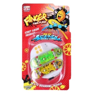 ZESTAW FINGERBOARD MINI DESKOROLKI LED ŚWIECĄ 2SZT + AKCESORIA