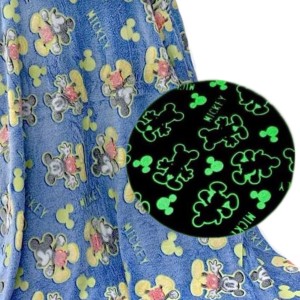 KOC ŚWIECĄCY W CIEMNOŚCI 150x200 MYSZKA MIKI LEKKI PUSZYSTY Mickey MOUSE