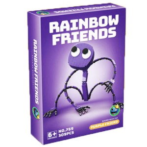 KLOCKI RAINBOW FRIENDS PURPLE FRIEND 309 ELEMENTÓW FIOLETOWY FIGURKA ROBLOX
