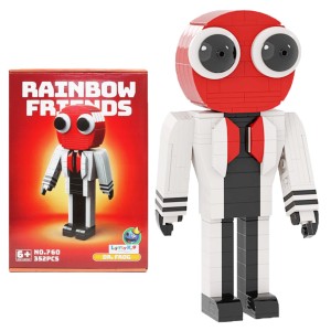KLOCKI RAINBOW FRIENDS DR FROG FRIEND 352 ELEMENTÓW CZERWONY FIGURKA ROBLOX