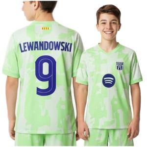 KOSZULKA PIŁKARSKA Lewandowski FC BARCELONA KOSZULKA SPORTOWA Zielona