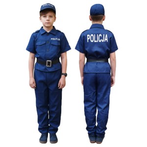 POLICJANT STRÓJ KARNAWAŁOWY POLICJA  PRZEBRANIE KOSTIUM