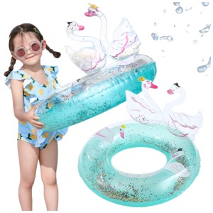 KOŁO DMUCHANE DO PŁYWANIA XL BASEN PLAŻA ŁABĘDZIE DLA DZIECI DOROSŁYCH 60cm
