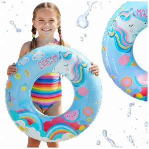 KOŁO DMUCHANE JEDNOROŻEC UNICORN KÓŁKO DO PŁYWANIA 70 CM BASEN PLAŻA