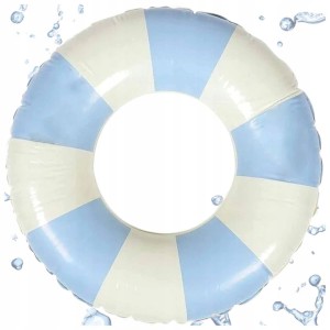 KOŁO DO PŁYWANIA DMUCHANE VINTAGE RETRO Niebieskie 90 cm BLUE RETRO