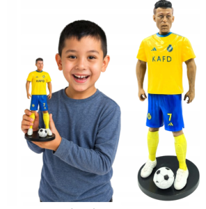 FIGURKA RONALDO CRISTIANO 25 cm PIŁKA PODSTAWKA PIŁKA NOŻNA GADŻET DLA FANA