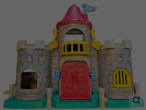 u ZAMEK + 2 FIGURKI KRÓL KSIĘŻNICZKA LITTLE PEOPLE FISHER PRICE