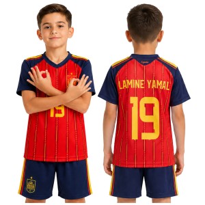 KOMPLET PIŁKARSKI Lamine Yamal HISZPANIA STRÓJ SPORTOWY