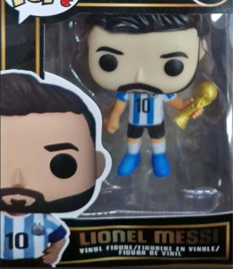 FIGURKA MESSI ARGENTYNA PUCHAR KOLEKCJONERSKA SPORT ZABAWKA DLA DZIECI W2