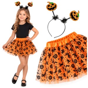 STRÓJ DYNIA WIEDŹMA CZAROWNICA 3-8 Lat NIETOPERZ Halloween 4w1 PRZEBRANIE