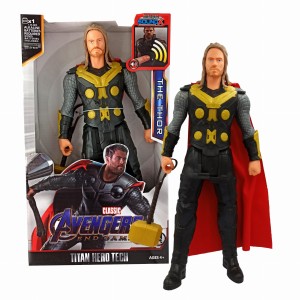 FIGURKA THOR + MŁOT AVENGERS RUCHOMA DŹWIĘK 30 cm