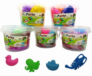 GŁADKI PIASEK KINETYCZNY SLIME CIASTOLINA + FORMY