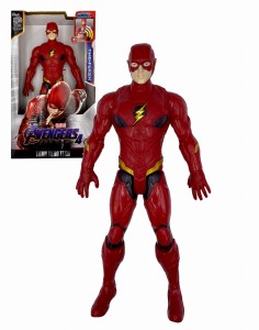 FIGURKA THE FLASH DC AVENGERS RUCHOMA DŹWIĘK  LED 30 cm