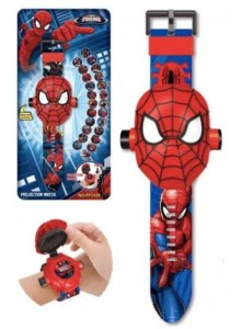 ZEGAREK SPIDERMAN 3D LED RZUTNIK ZDJĘĆ PROJEKTOR