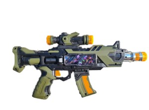 KARABIN LED NA BATERIE DŹWIĘK AVENGERS 37 cm